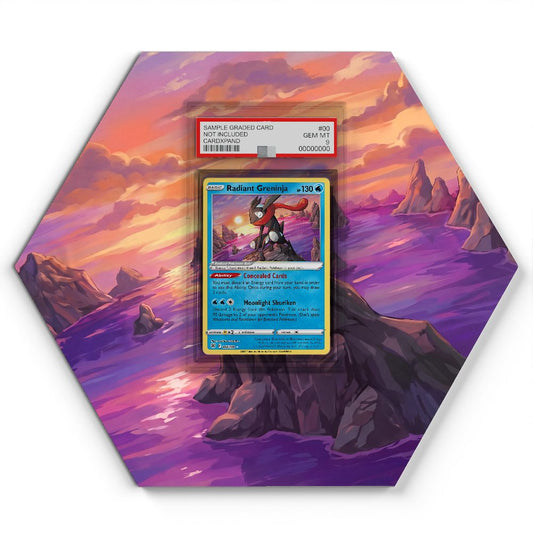 046/189 Radiant Greninja - Extended Artwork Pokemon Card Display