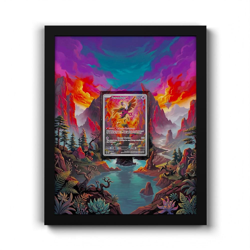 pokemon cards framed 073 Ferzandipiti card display protector Our custom Vampiric Sliver | Time Expansion Set:Ascended Heroes - Single Pack