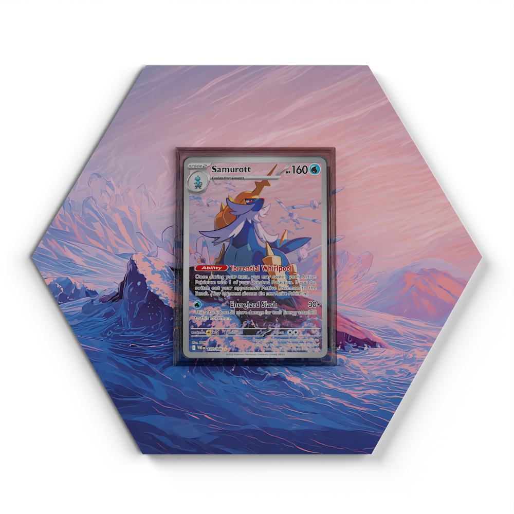 pokemon card samurott 107/086 promos [Colorless] [Colorless]. MTG - GOLDBERRY, RIVER-DAUGHTER Choose One:DP FIN Cloud