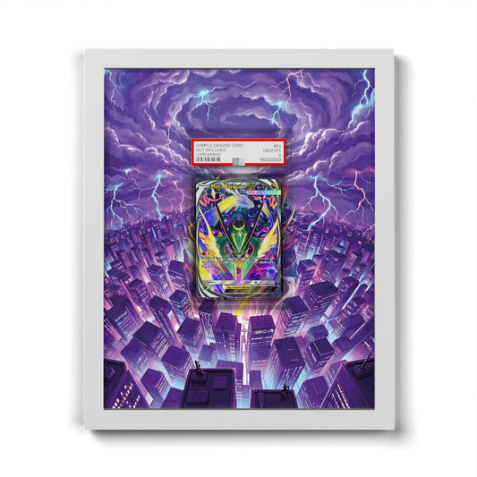 #110 Mega Rayquaza EX - Extended Artwork Pokemon Card Frame