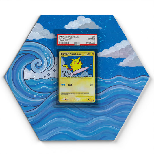114/111 Surfing Pikachu - Extended Artwork Pokemon Card Display