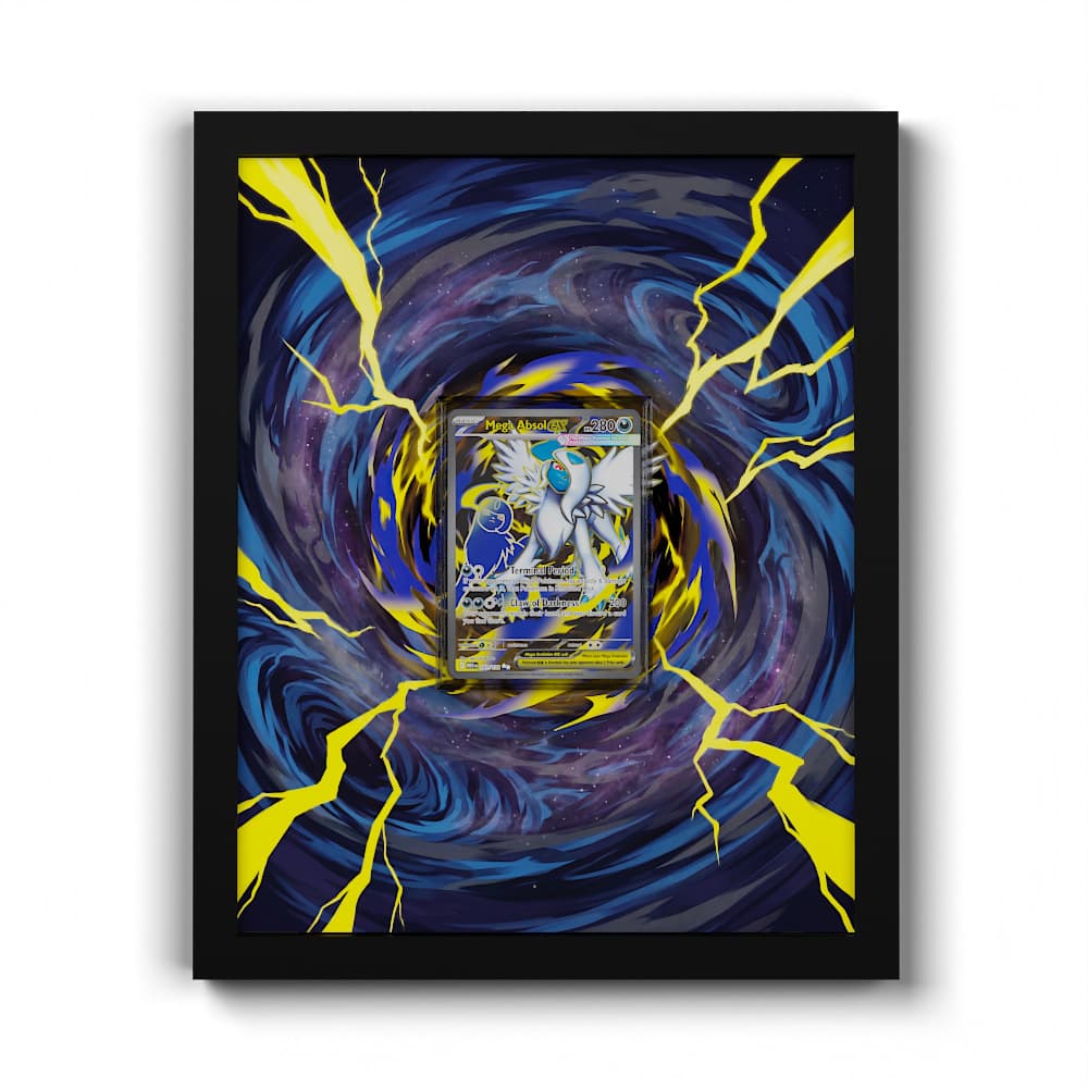 pokemon cards absol ex 161 Mega Deck:Amber & Amethyst 23K GOLD PLATED Age Group Magic MTG Players Card