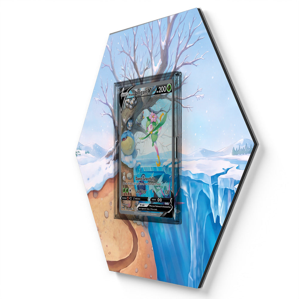 163/189 Hisuian Lilligant V - Extended Artwork Pokemon Card Display
