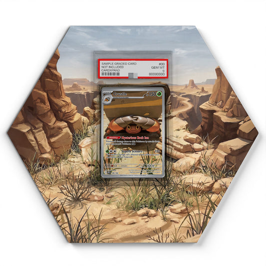 186/182 Crustle - Extended Artwork Pokemon Card Display