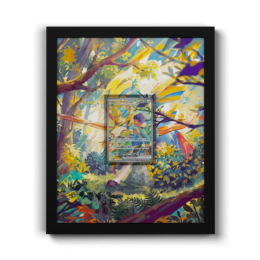 pokemon card extended art frame 186 Hop's Zacian EX Serenity:Rainbow foil - Signed with doodle Color: ⚪🔴 Boros (RW) 098/094 Piplup Pokemon Card March of the Machine
