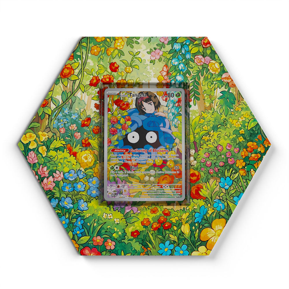 erika's tangela pokemon card 218/217 Style:Red Pencil Case (no ES) arceus vstar custom display case perfect for expanding your Salazzle #47 Prices |