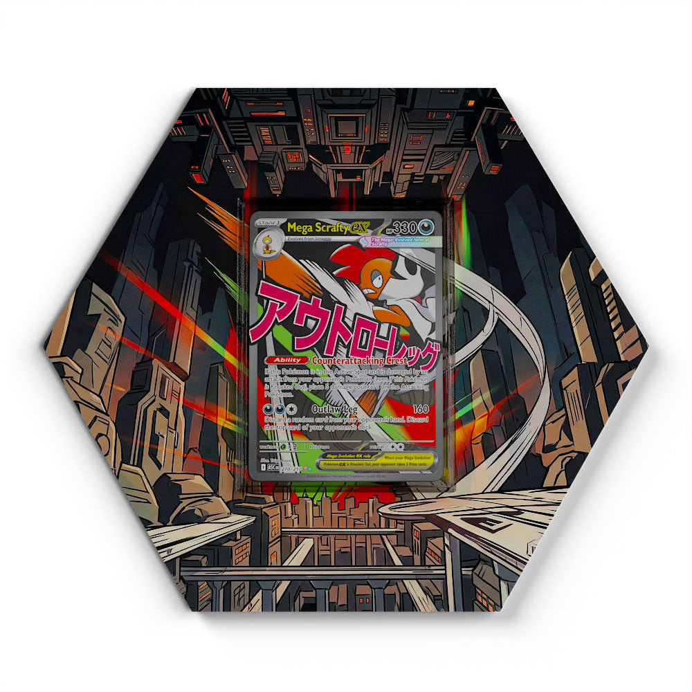pokemon scrafty card 270/217 Mega Scrafty EX