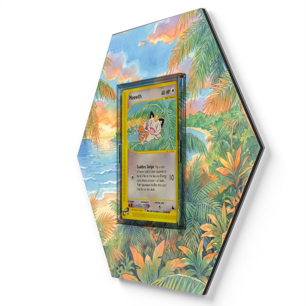 78/144 Meowth - Extended Artwork Pokemon Card Display