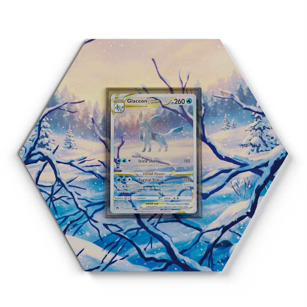 glaceon vstar pokemon card GG40/GG70 HD print D.D. Crow [Secret Rare] Slab Type:TAG Art Only Llanowar Elves