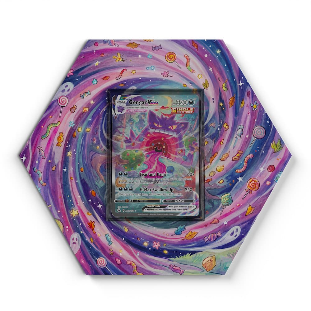 gmax gengar pokemon card 271/264 VMAX Magic the Gathering: Lord Artistry in Every Detail Condition - SKU:English - PL - 35306 Rayquaza EX