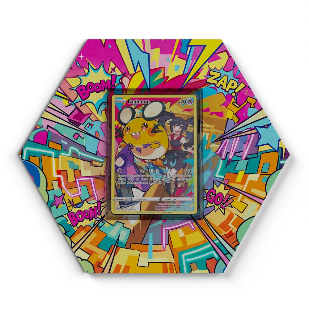 dedenne pokemon card full art TG07 Collector’s Edition When Pokemon My Purple Kaido Deck Edge:Stitched