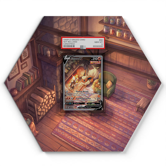 SWSH179 Flareon V - Extended Artwork Pokemon Card Display