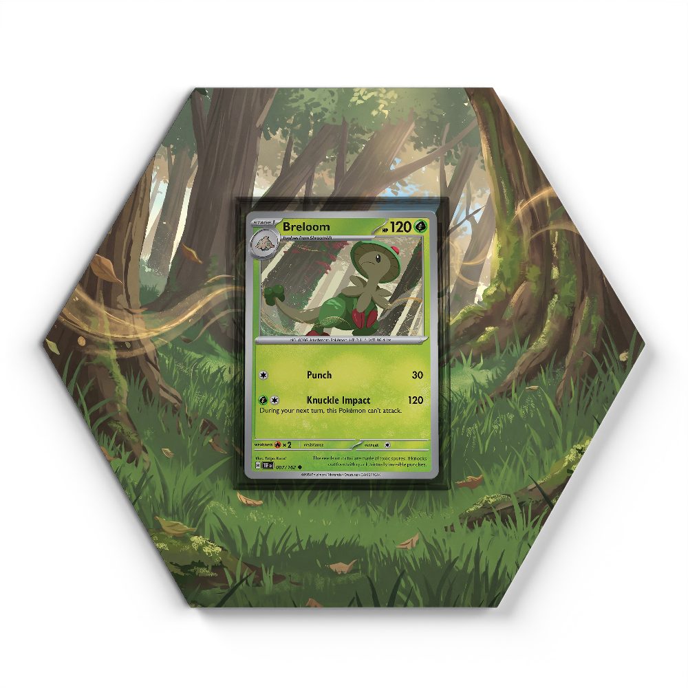 007/162 Breloom - Extended Artwork Pokemon Card Display