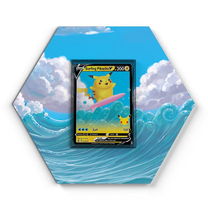 008/025 Surfing Pikachu V - Extended Artwork Pokemon Card Display