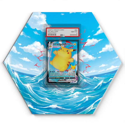 009/025 Surfing Pikachu VMAX - Extended Artwork Pokemon Card Display