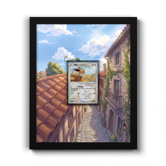0101/15 Eevee - Extended Artwork Pokemon Card Frame