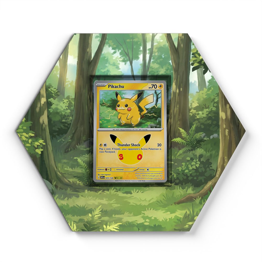 023/128 Pikachu - Extended Artwork Pokemon Card Display