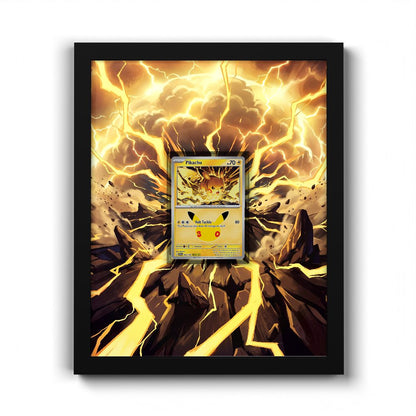 024/128 Pikachu - Extended Artwork Pokemon Card Frame
