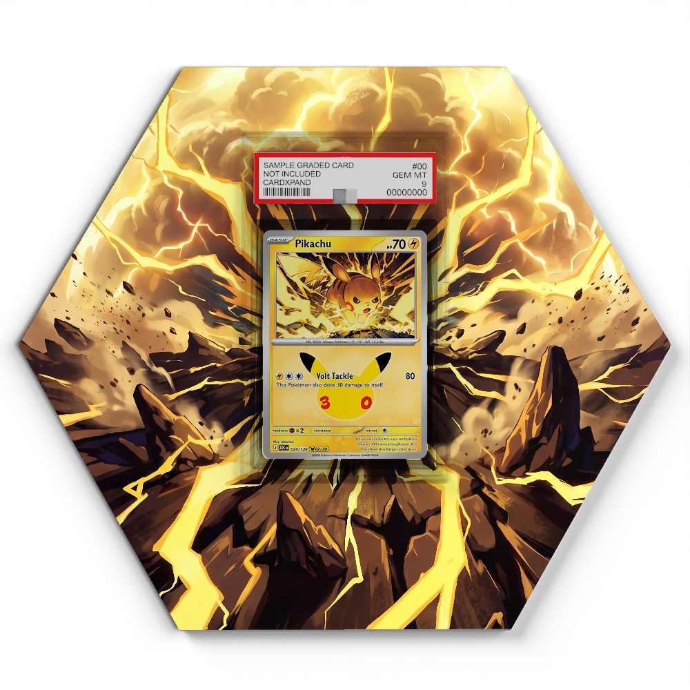 024/128 Pikachu - Extended Artwork Pokemon Card Display