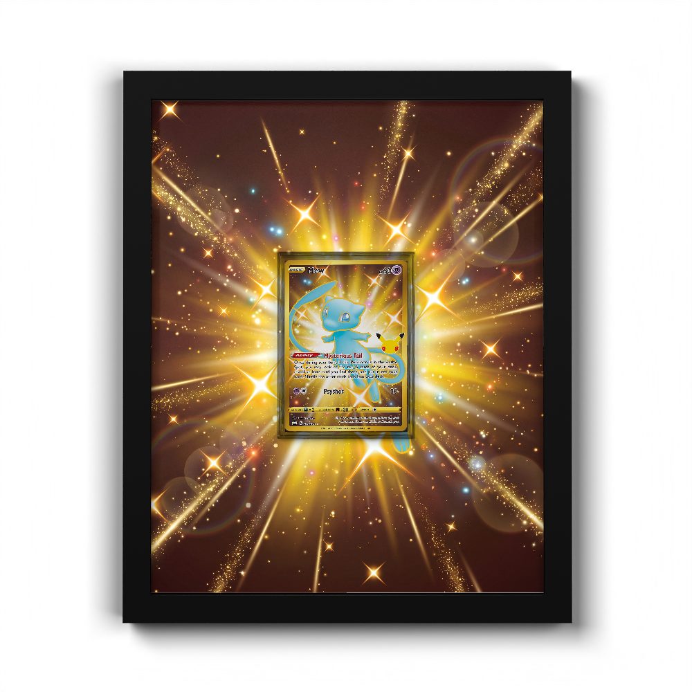 025/025 Mew - Extended Artwork Pokemon Card Frame