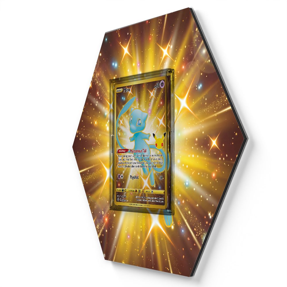 025/025 Mew - Extended Artwork Pokemon Card Display
