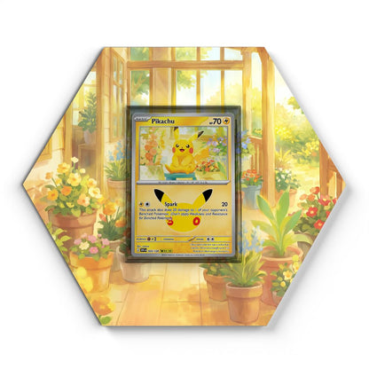025/128 Pikachu - Extended Artwork Pokemon Card Display
