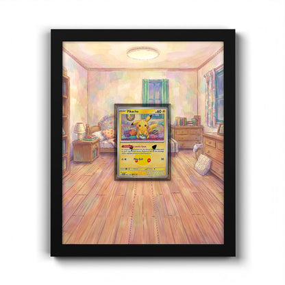 028/128 Pikachu - Extended Artwork Pokemon Card Frame
