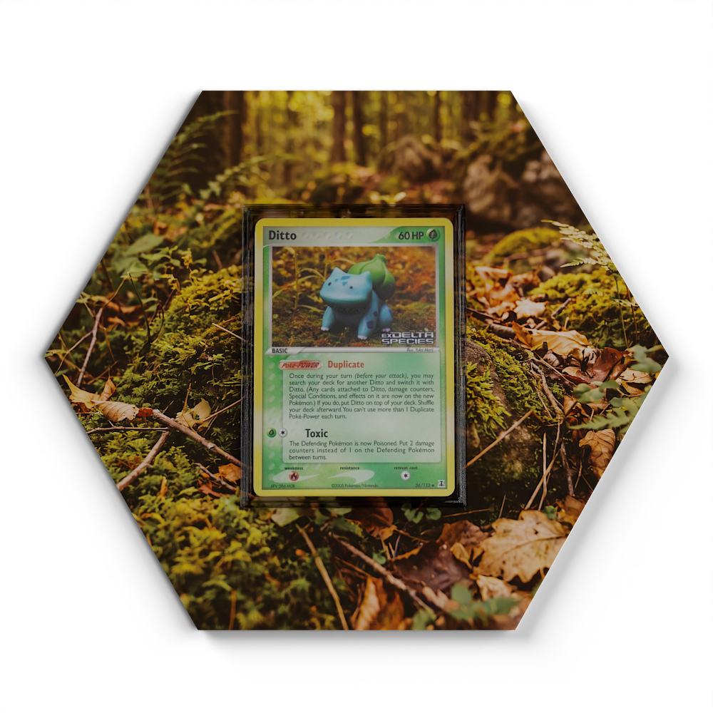036/113 Ditto (Bulbasaur) - Extended Artwork Pokemon Card Display