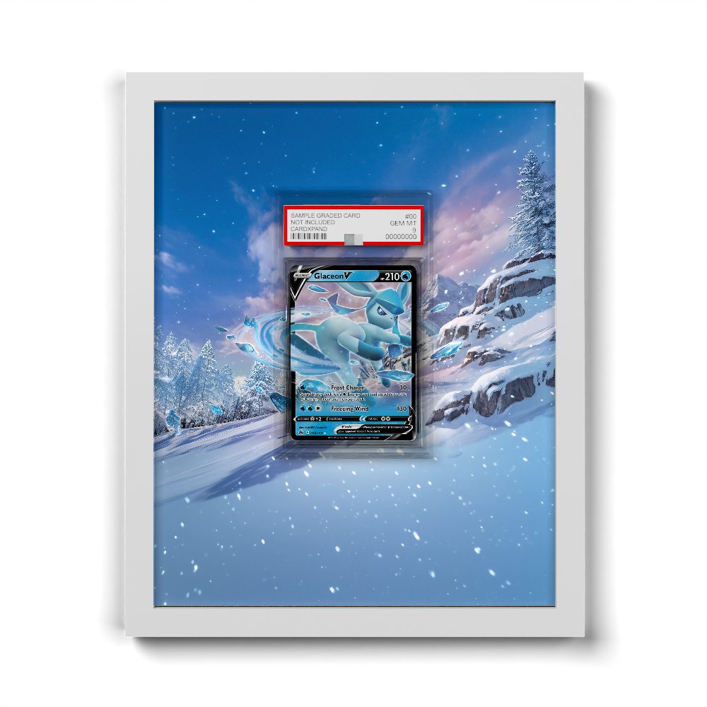 038/159 Glaceon V - Extended Artwork Pokemon Card Frame