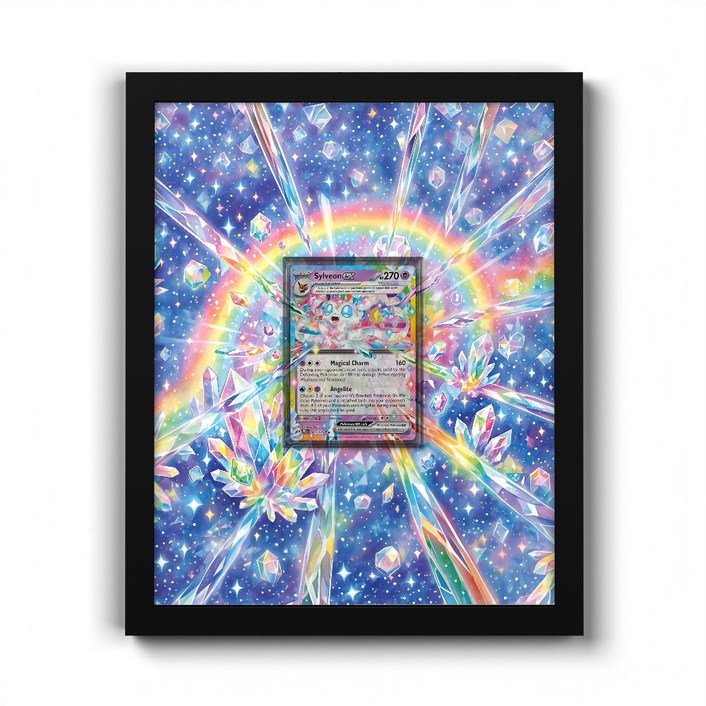 041/131 Sylveon ex - Extended Artwork Pokemon Card Frame