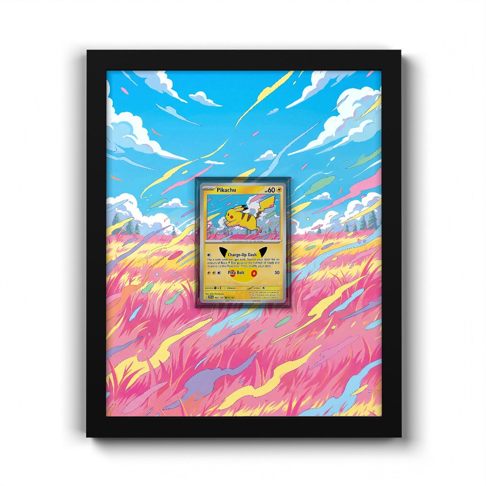 042/128 Pikachu - Extended Artwork Pokemon Card Frame