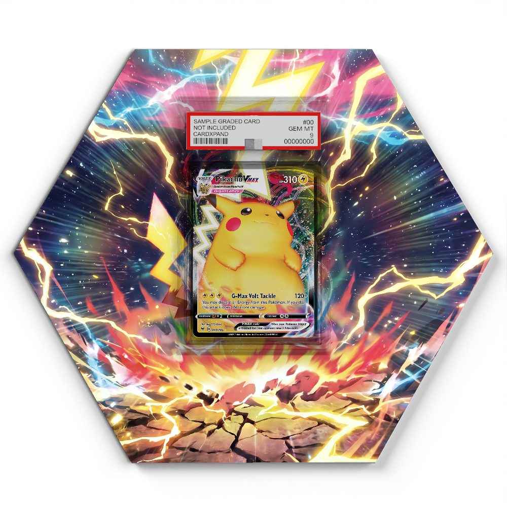 044/185 Pikachu VMAX - Extended Artwork Pokemon Card Display