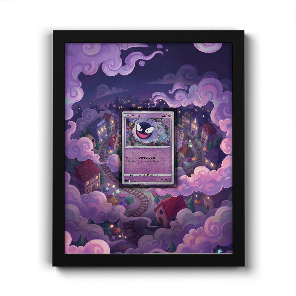 046/172 Gastly - Extended Artwork Pokemon Card Frame