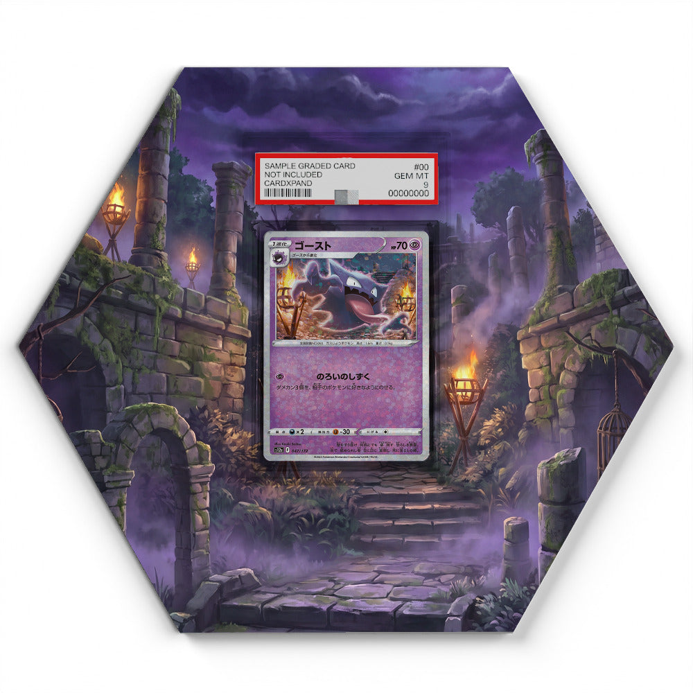 047/172 Haunter - Extended Artwork Pokemon Card Display