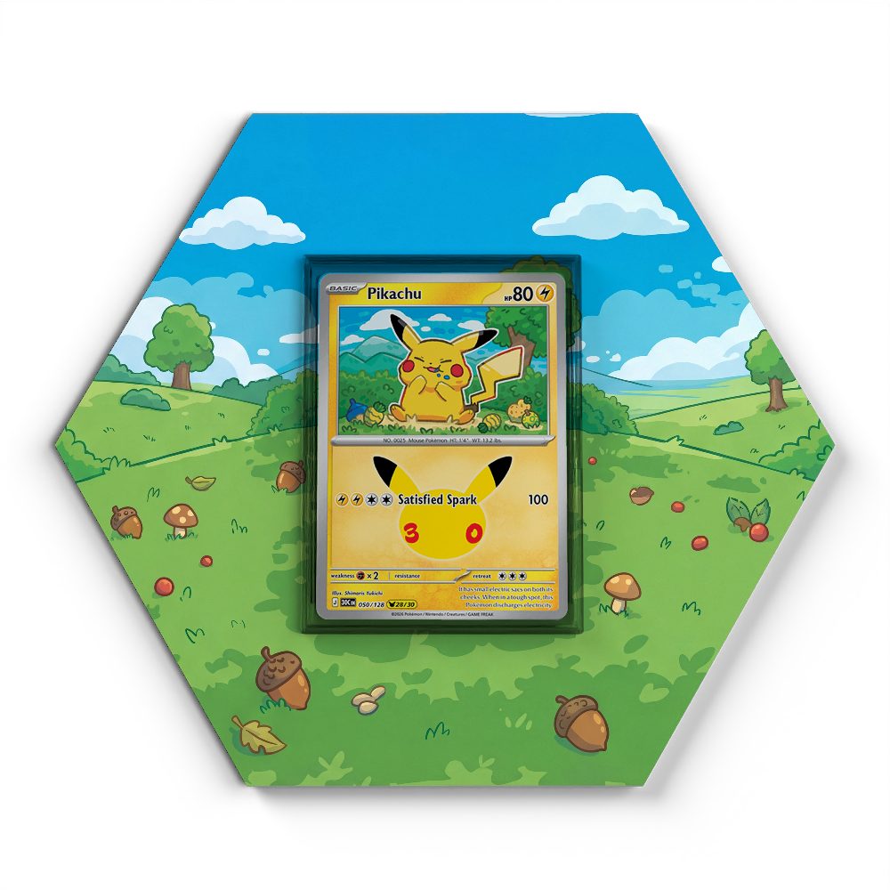 050/128 Pikachu - Extended Artwork Pokemon Card Display