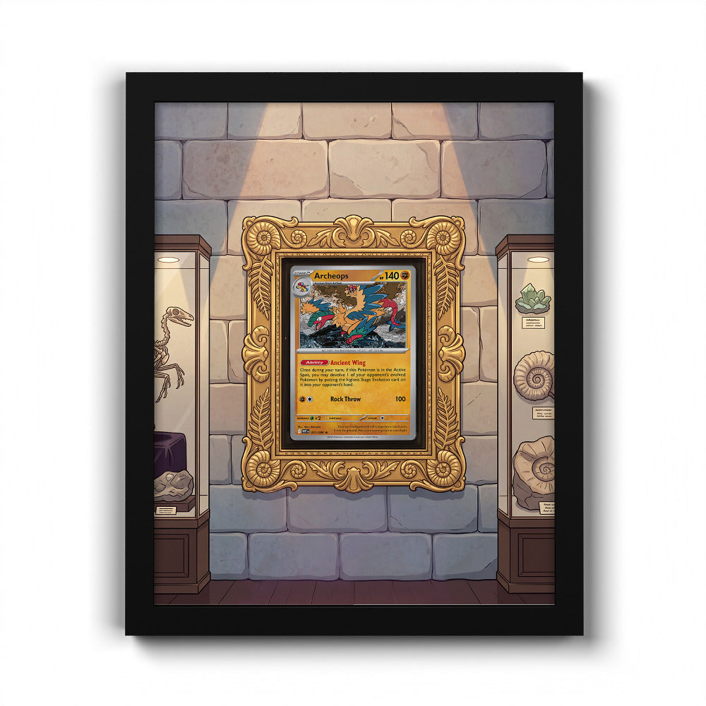 051/086 Archeops (Museum Version) - Extended Artwork Pokemon Card Frame