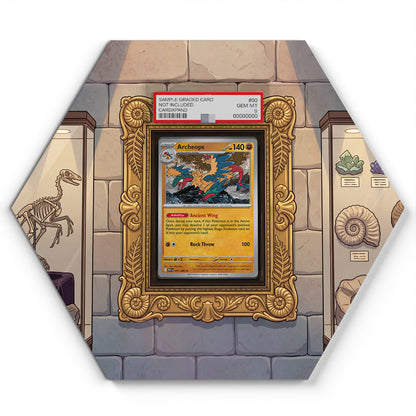 051/086 Archeops (Museum Version) - Extended Artwork Pokemon Card Display