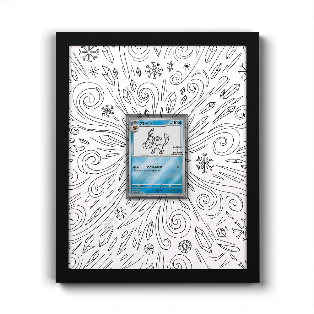 067/SV-P Glaceon - Extended Artwork Trading Card Frame