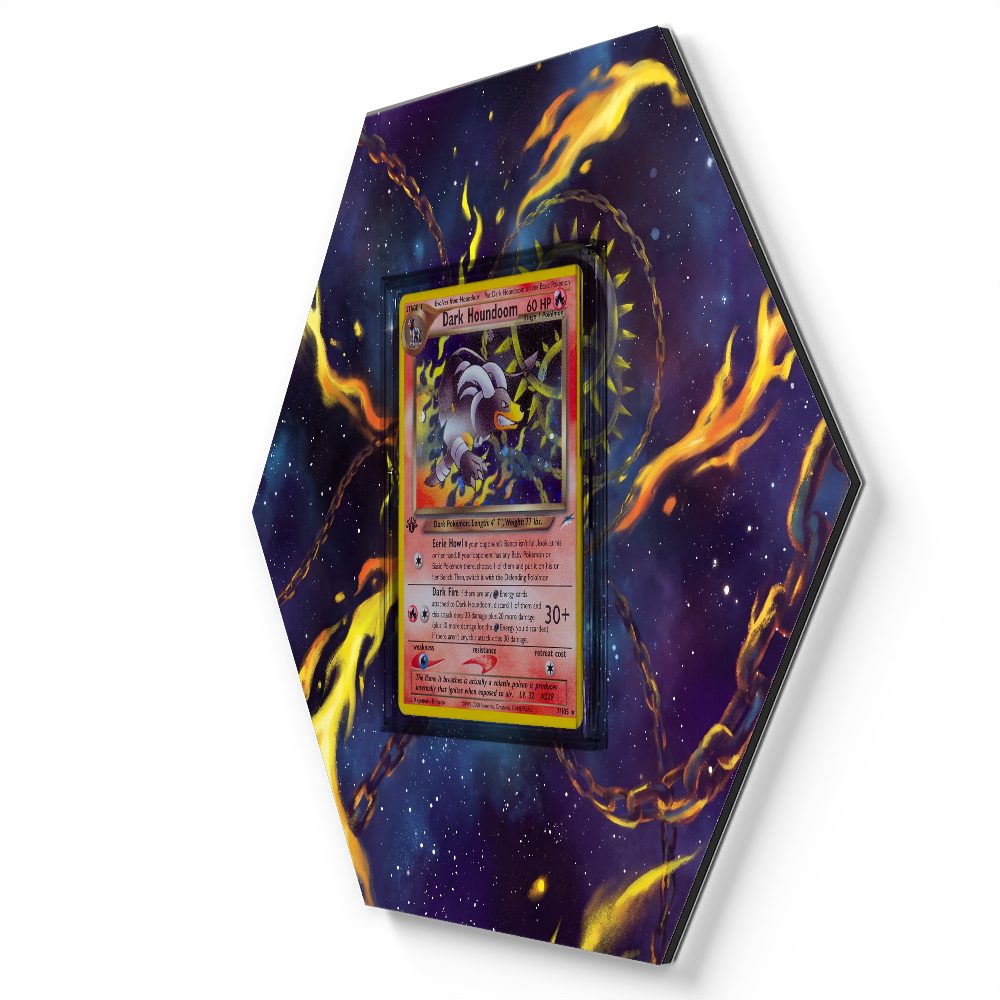 07/105 Dark Houndoom - Extended Artwork Pokemon Card Display