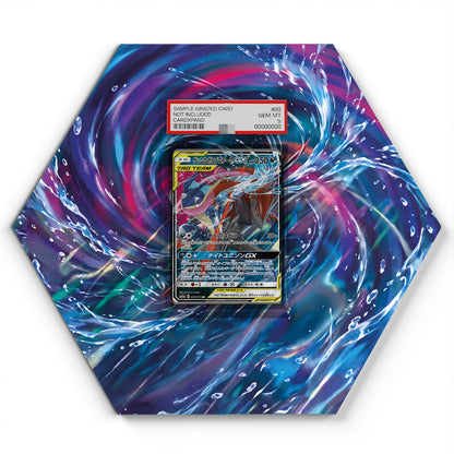 072/173 Greninja & Zoroark GX - Extended Artwork Pokemon Card Display