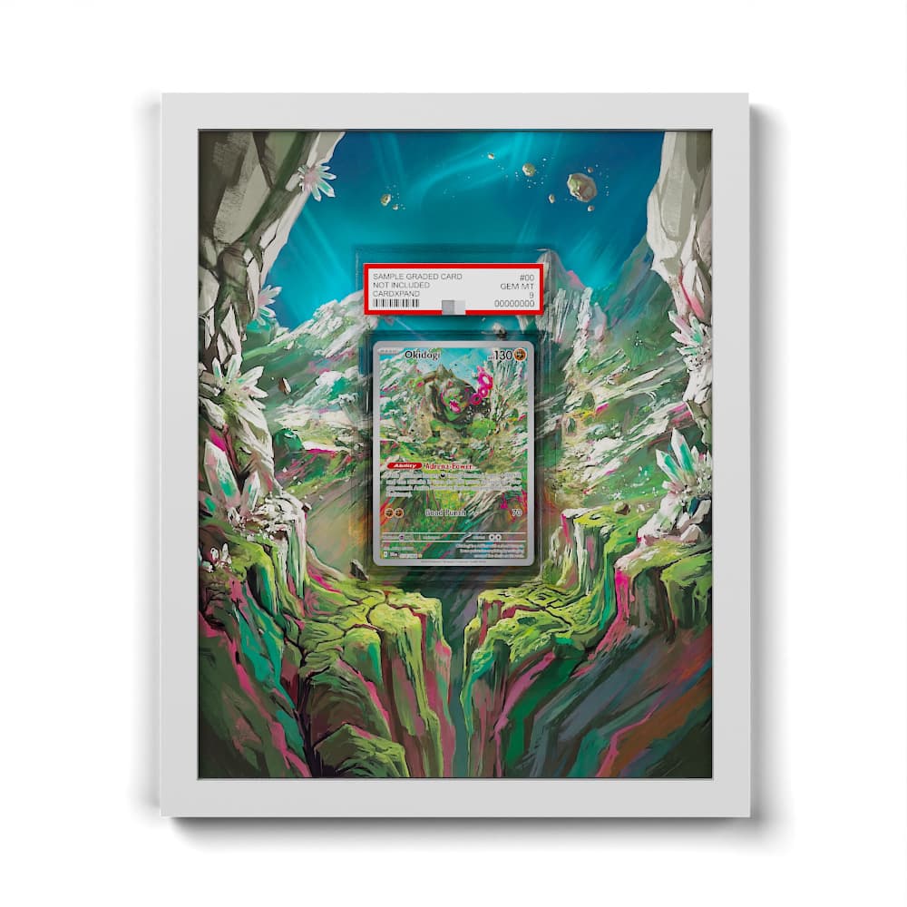 pokemon graded card frame 074 Okidogi Pack Option:Venusaur (Heavy) pokemon fur futuristic rare thanks to the integrated Booster Box secured! ✅,