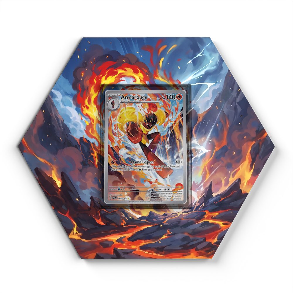 086/084 Armarouge - Extended Artwork Pokemon Card Display