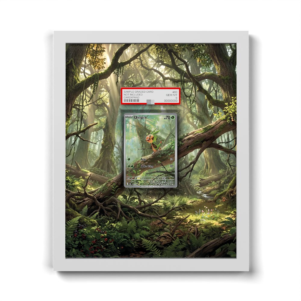 087/086 Chespin - Extended Artwork Pokemon Card Frame