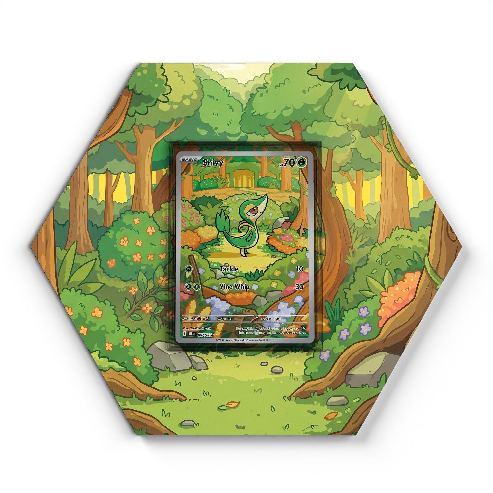 087/086 Snivy - Extended Artwork Pokemon Card Display