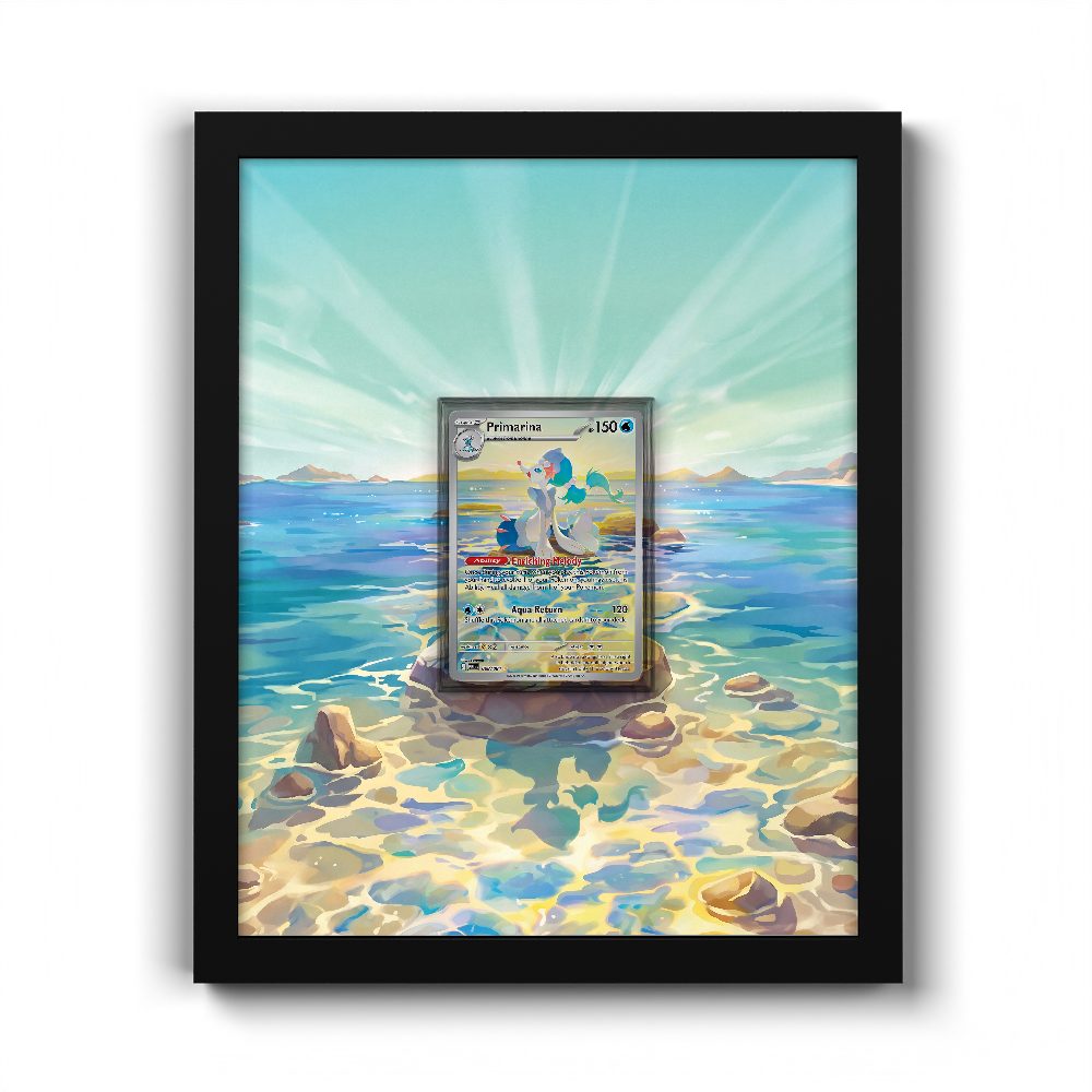 088/084 Primarina - Extended Artwork Pokemon Card Frame