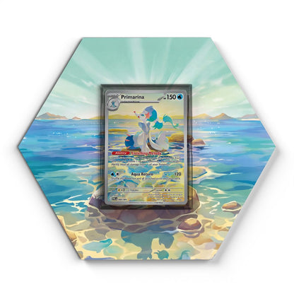 088/084 Primarina - Extended Artwork Pokemon Card Display