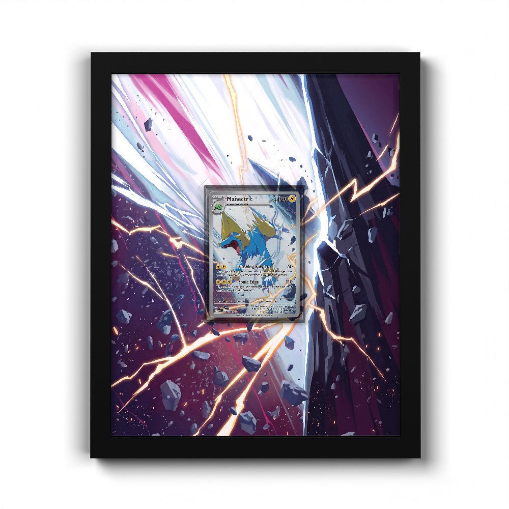 089/084 Manectric - Extended Artwork Pokemon Card Frame