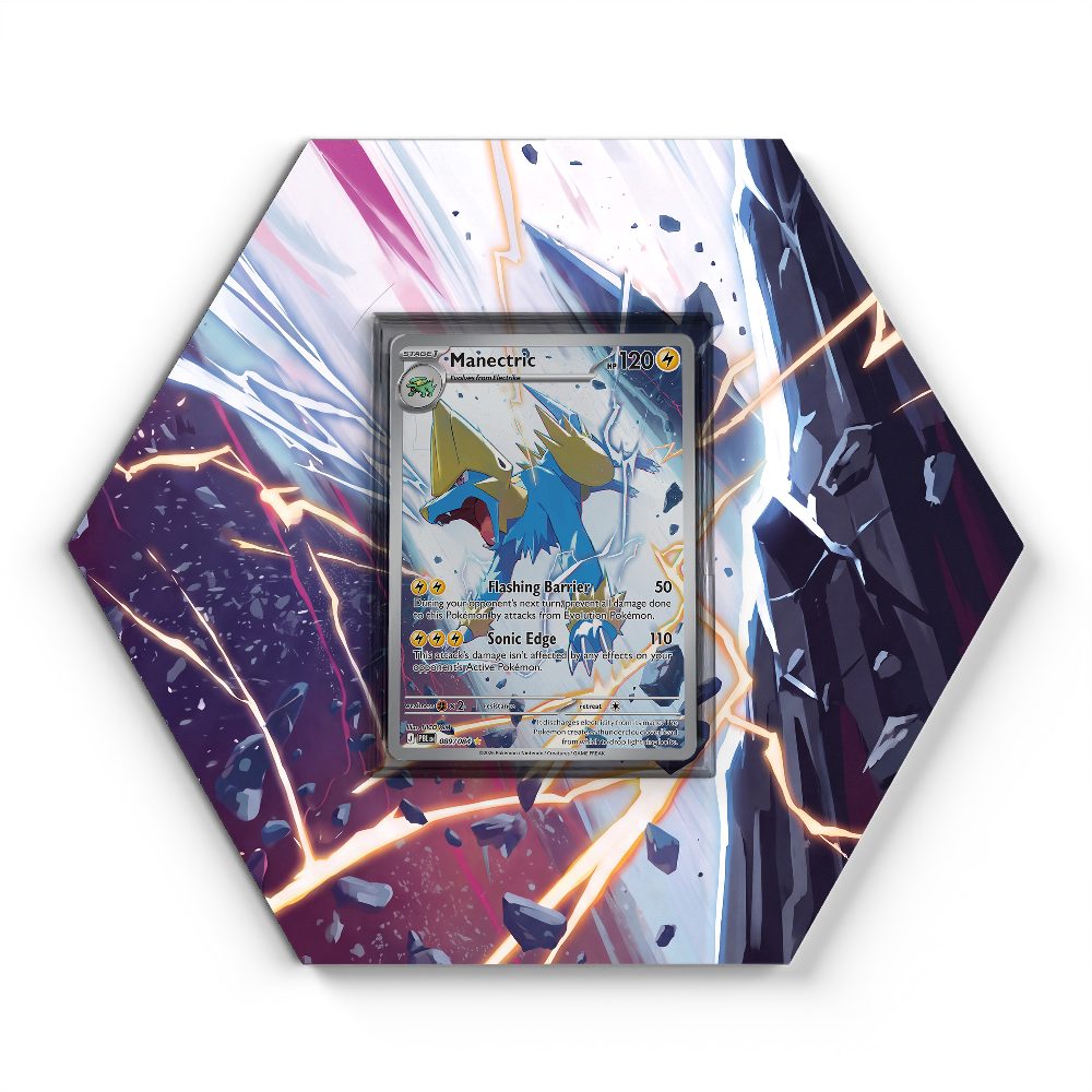 089/084 Manectric - Extended Artwork Pokemon Card Display