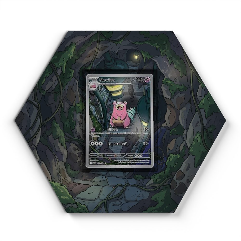 090/084 Slowbro - Extended Artwork Pokemon Card Display
