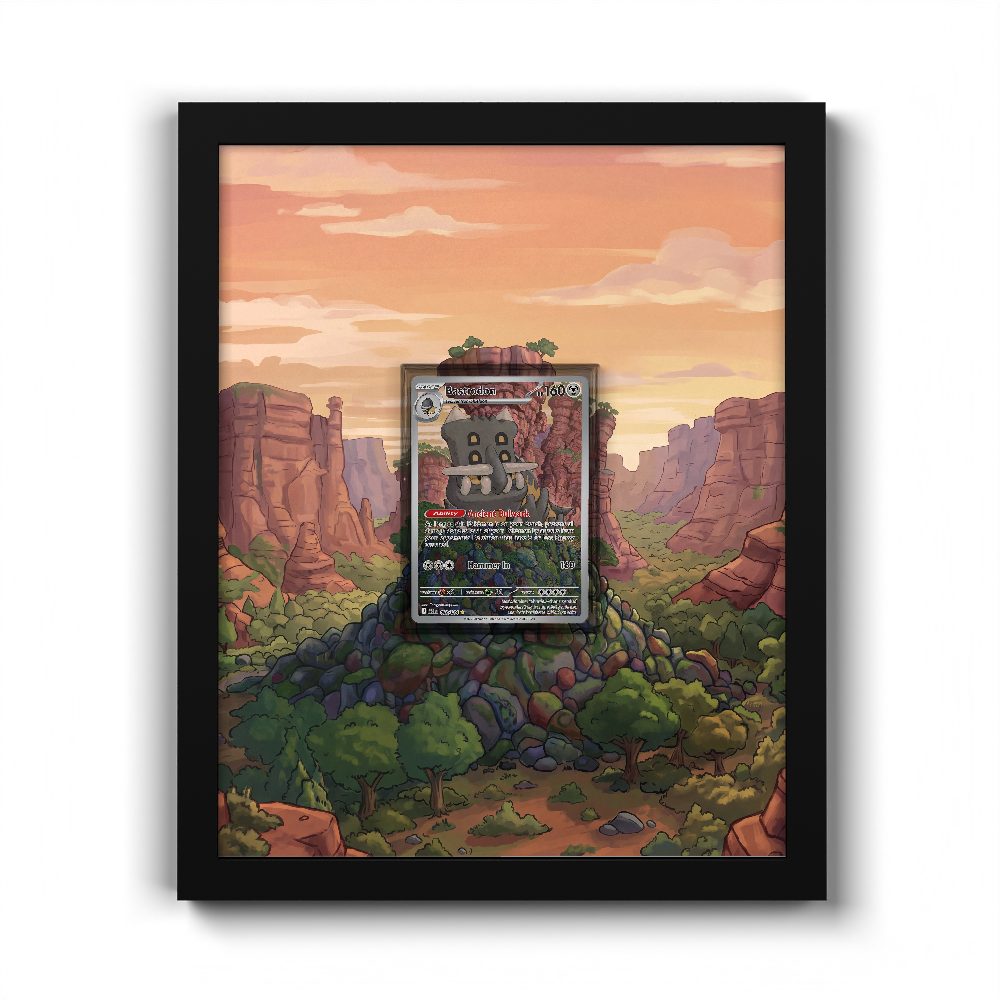 093/084 Bastiodon - Extended Artwork Pokemon Card Frame
